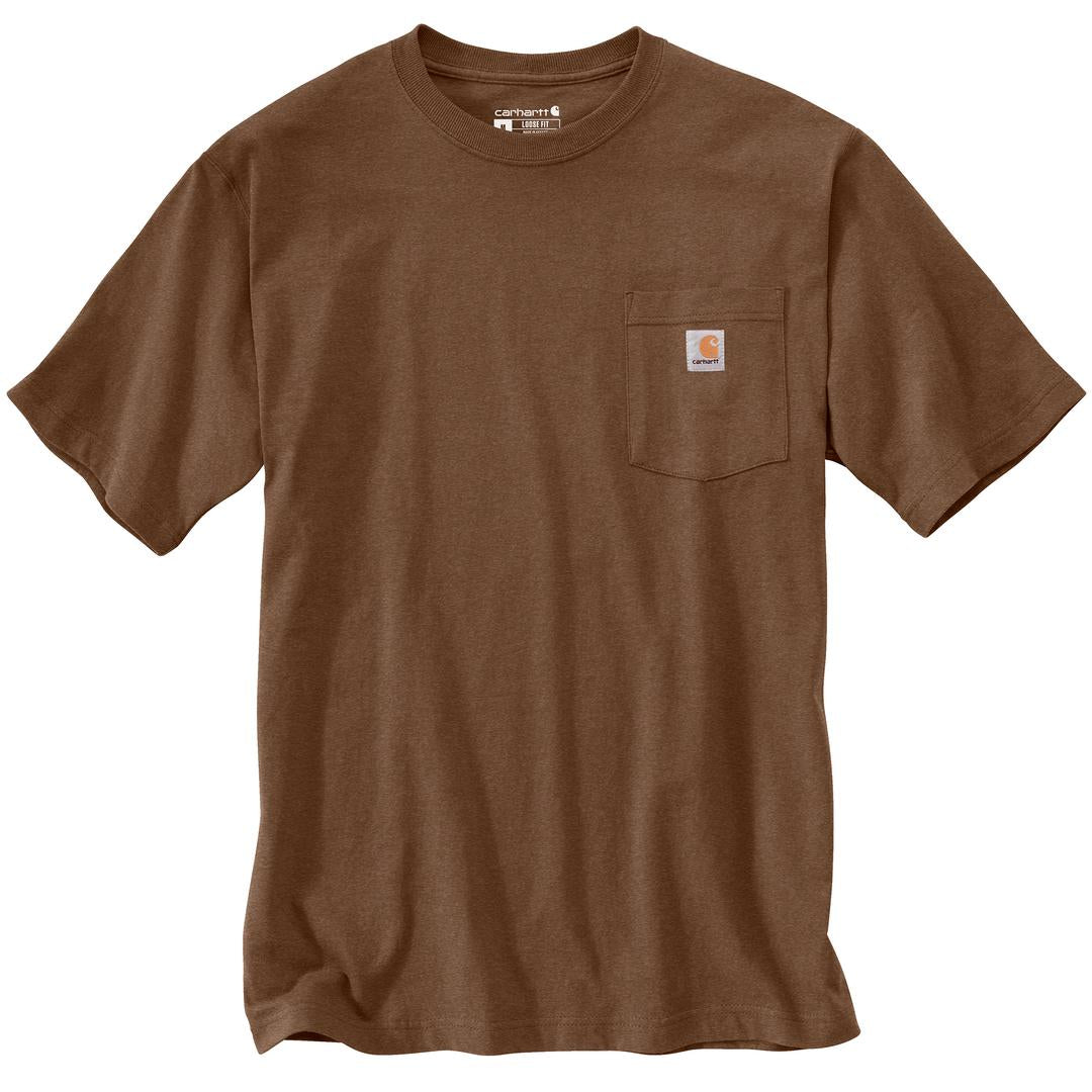 Loose Fit Heavyweight Short-Sleeve Pocket T-Shirt - Seasonal Colours - K87
