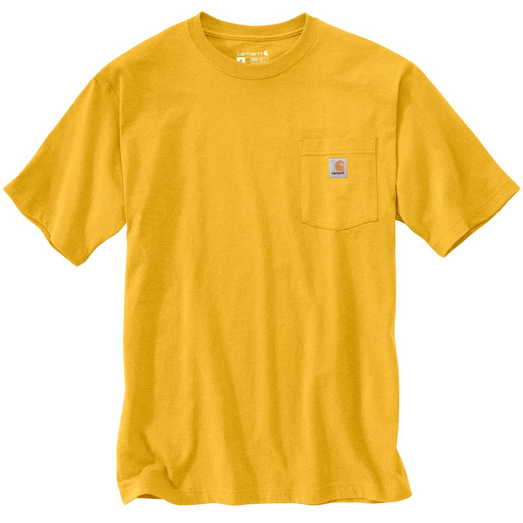 Loose Fit Heavyweight Short-Sleeve Pocket T-Shirt - Seasonal Colours - K87