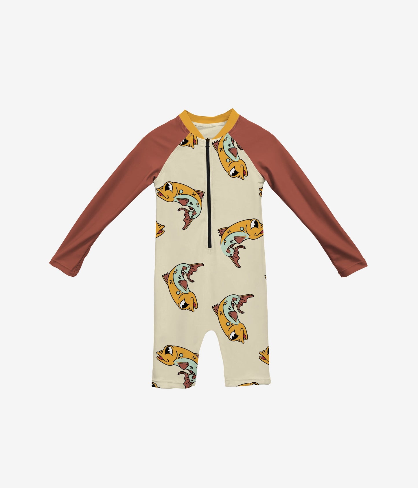 Gone Fishing Toddler LongSleeve Swimsuit