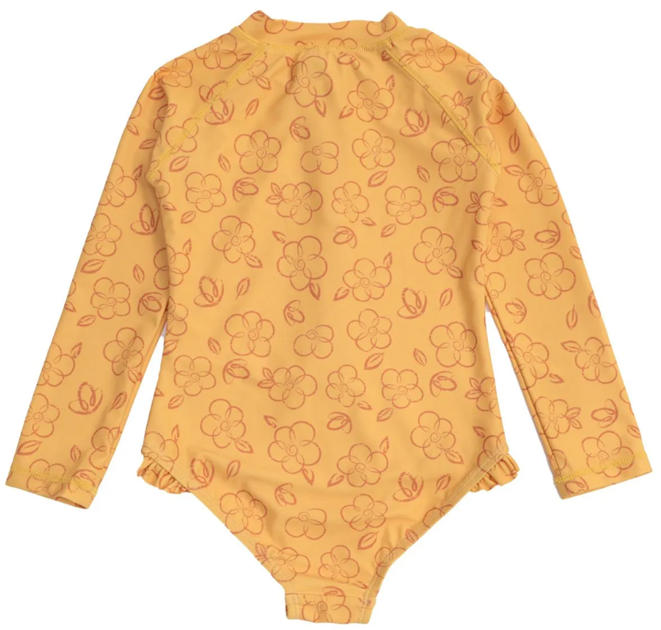 Girls One Piece Swimsuit with Zipper