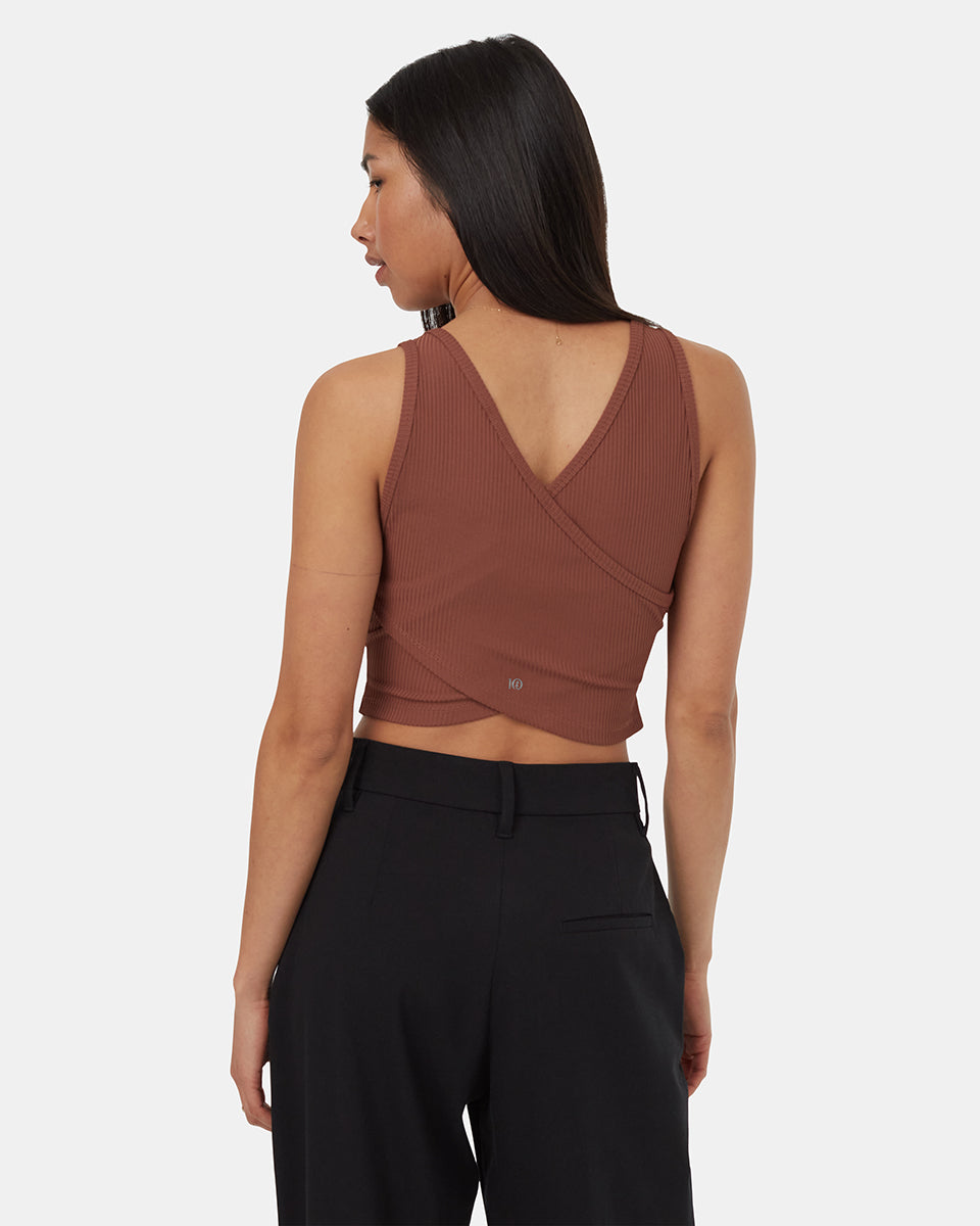 .TechRib Wide Strap Scoop Tank