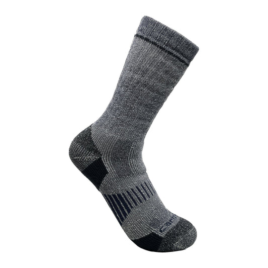 Mens - Midweight Synthetic-Wool Blend Boot Sock 2 Pack
