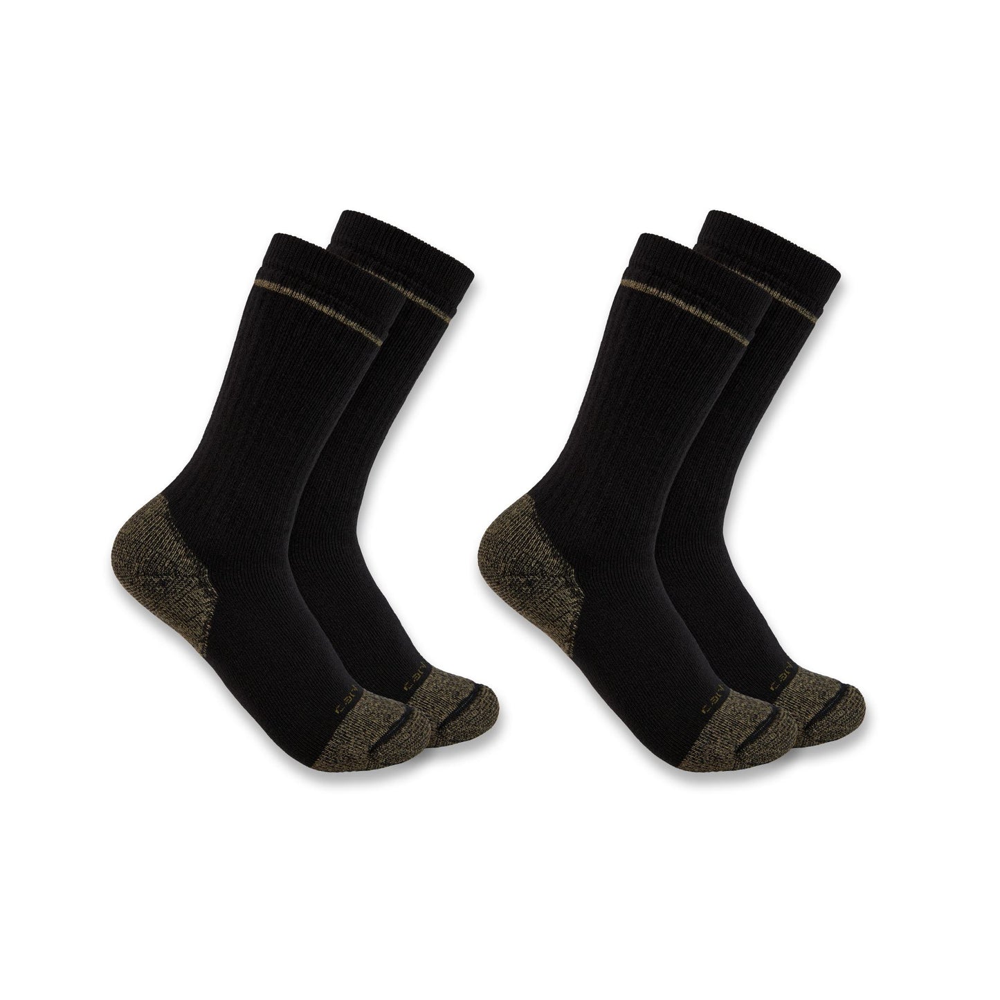 Mens - Midweight Cotton Blend Steel Toe Boot Sock 2 Pack