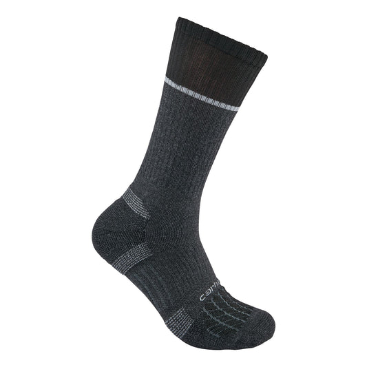 Mens - Force MW Steel Toe Crew Sock 2 Pack