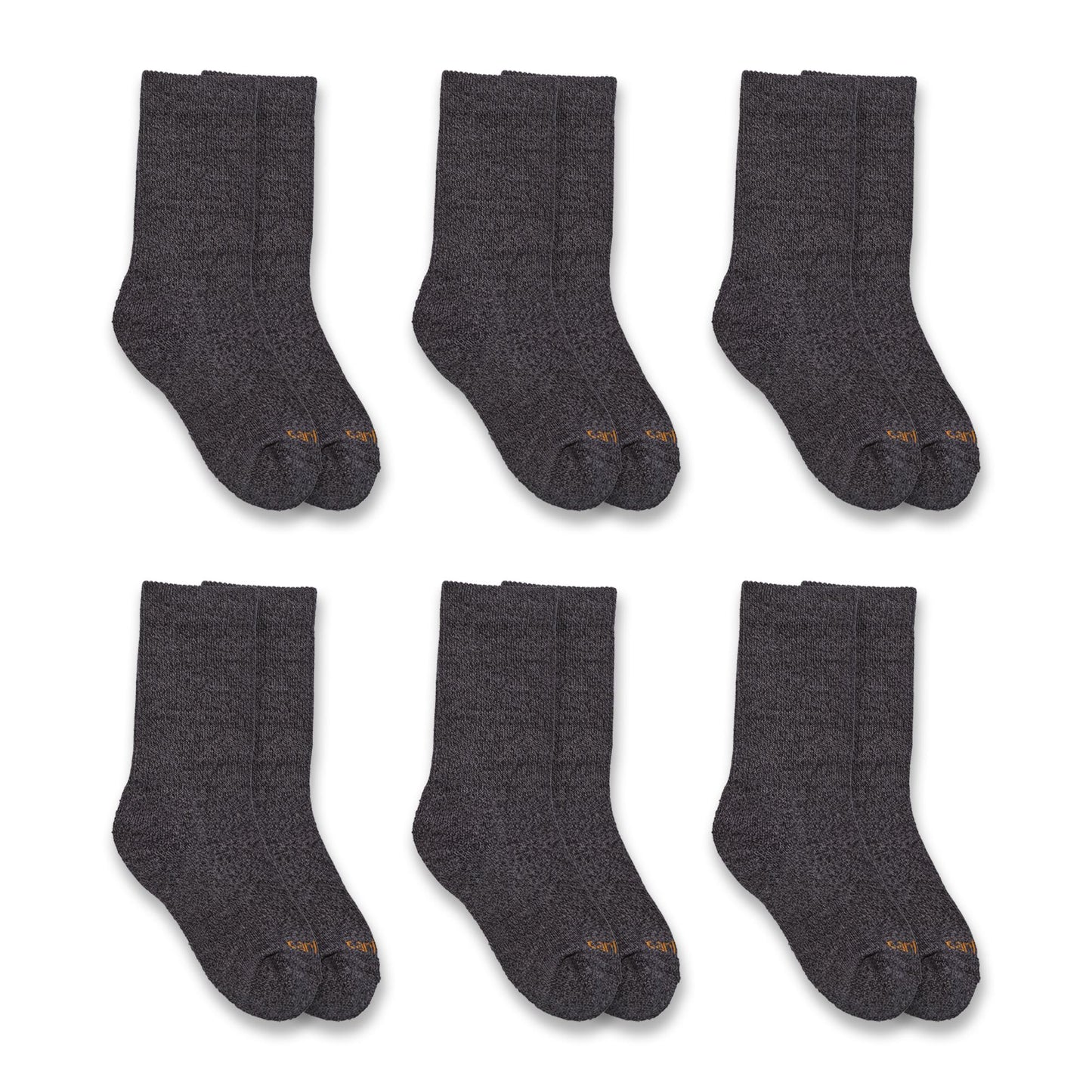 Junior - LW Crew Sock 6 Pack