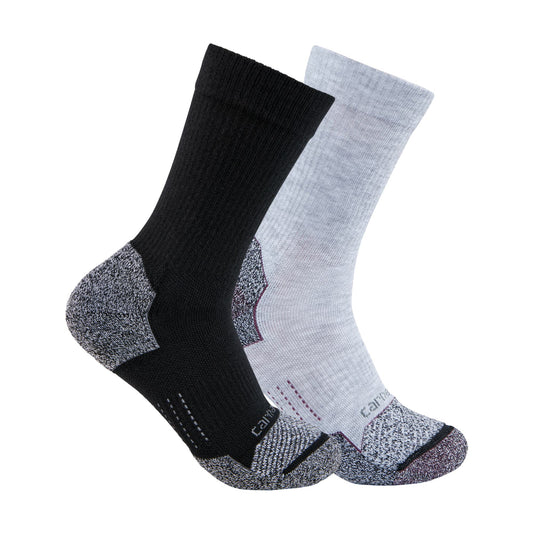 Womens - Force Midweight Crew Sock 2 Pack