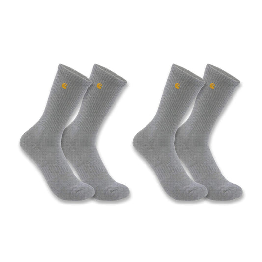 Mens - Force Midweight Crew Sock 2 Pack