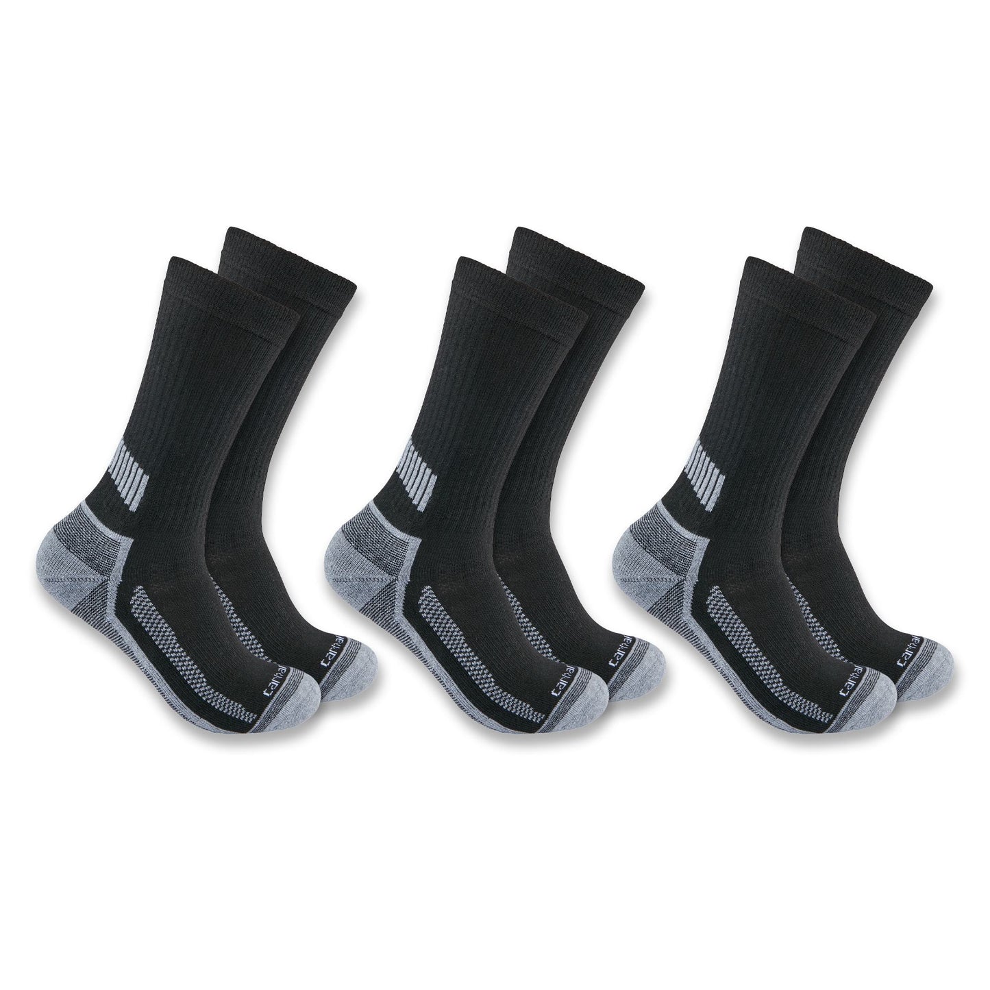 Mens - Force Midweight Crew Sock 3 Pack