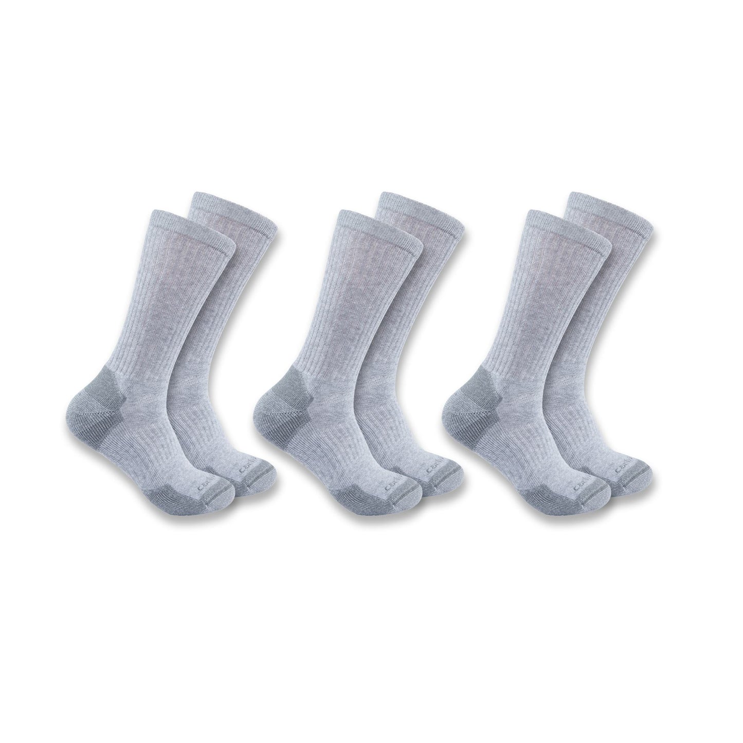 Mens - Midweight Cotton Blend Crew Sock 3 Pack