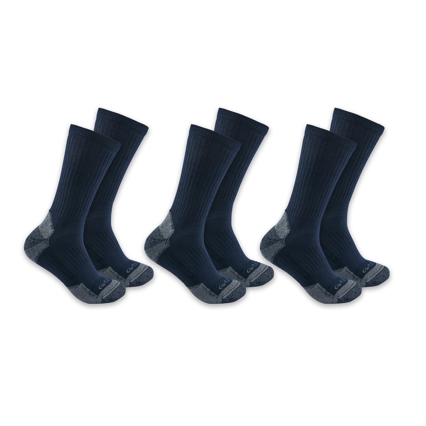 Mens - Midweight Cotton Blend Crew Sock 3 Pack