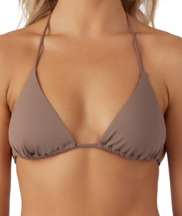 .Saltwater Solid Venice Bikini Top
