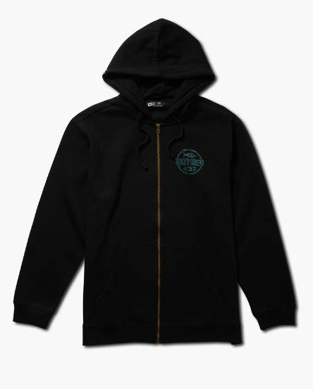 Outlined Zip Fleece