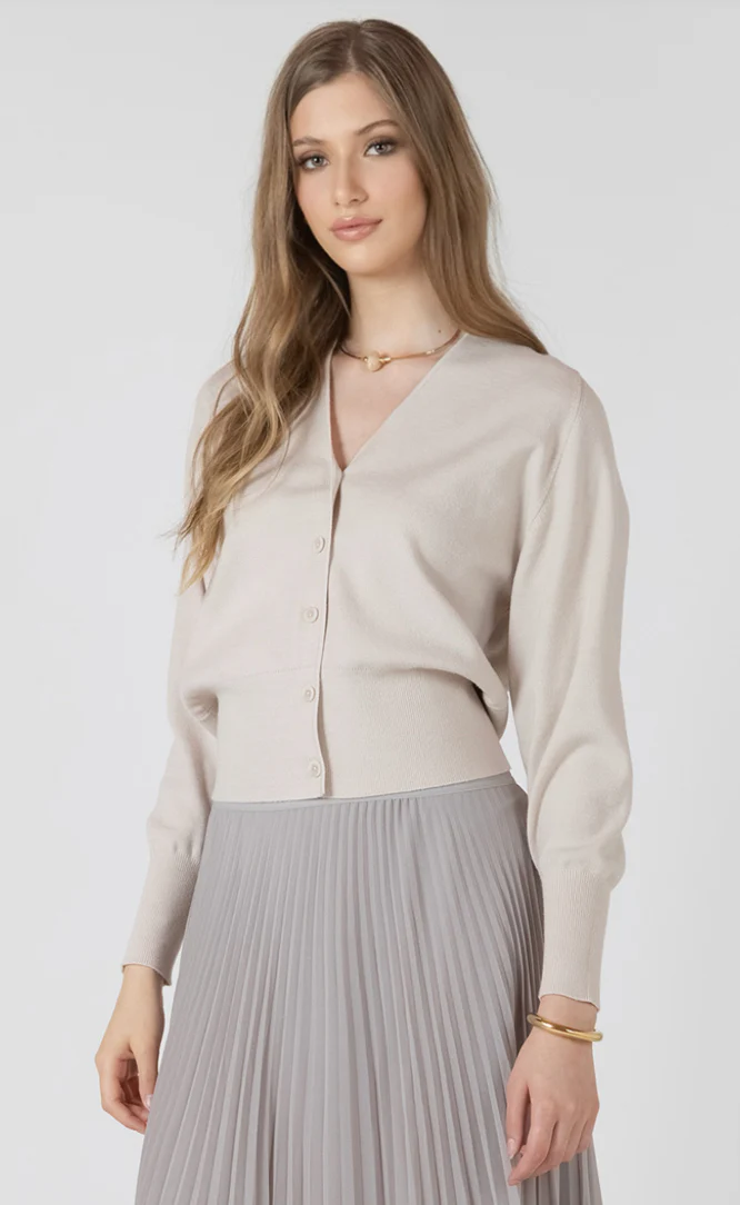 Clean Button Front Cardigan