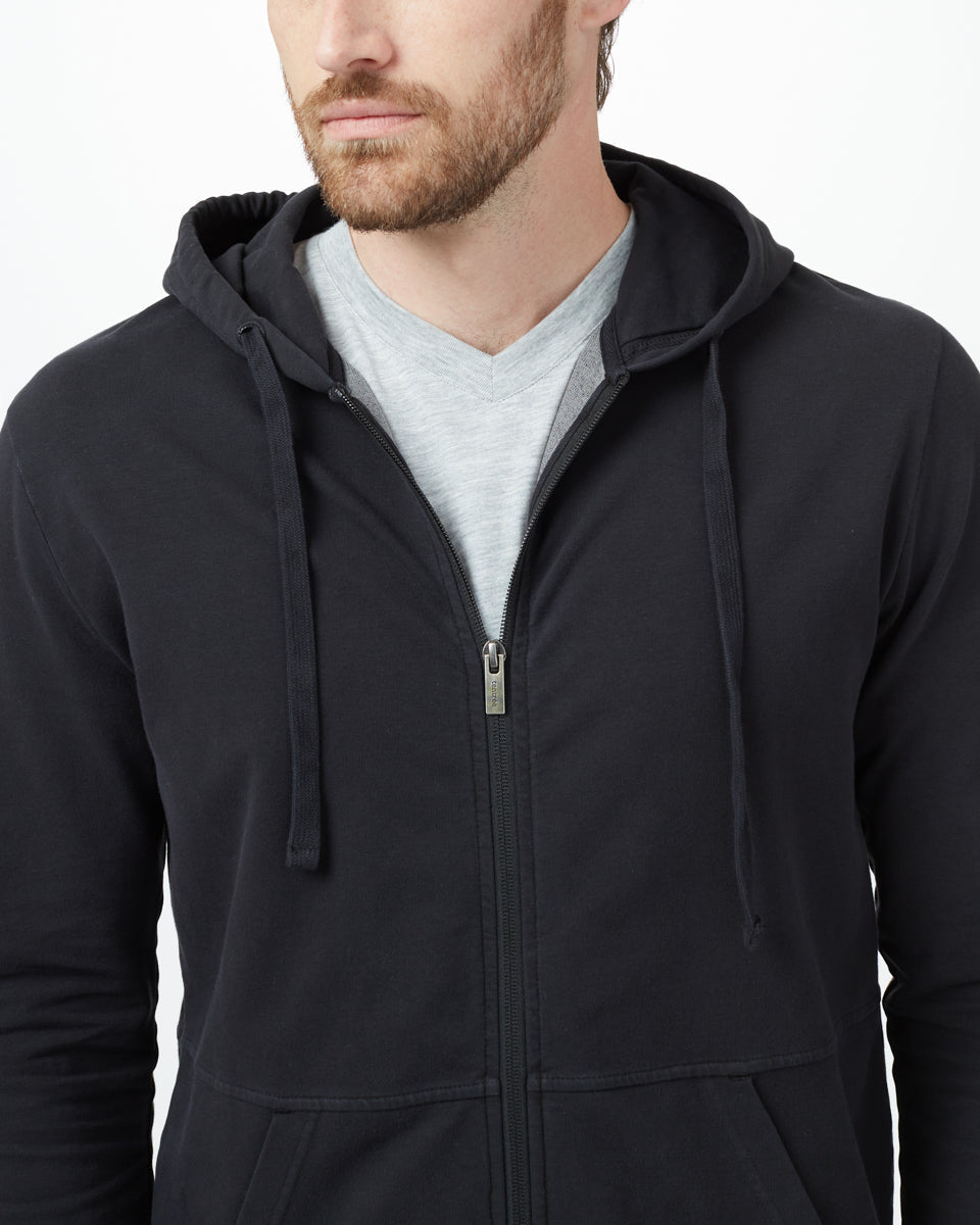 .French Terry Zip Hoodie