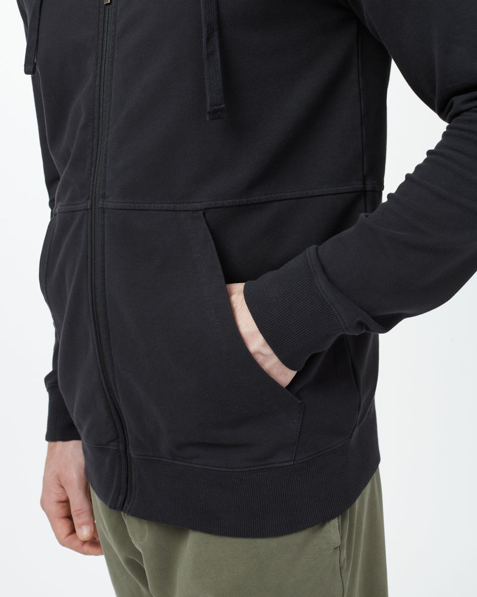 .French Terry Zip Hoodie