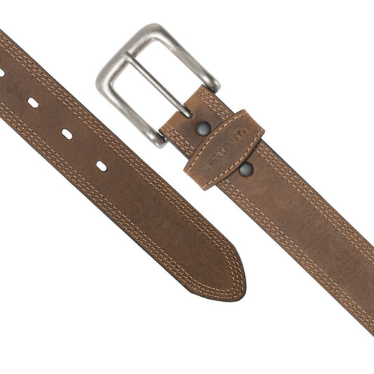 Leather Triple Stitch Belt