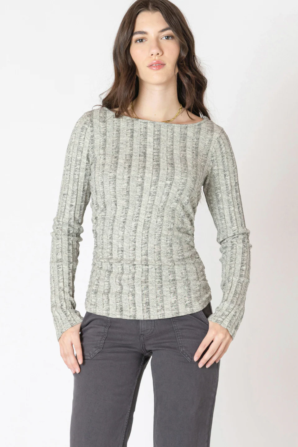 Wide Ribbed Top