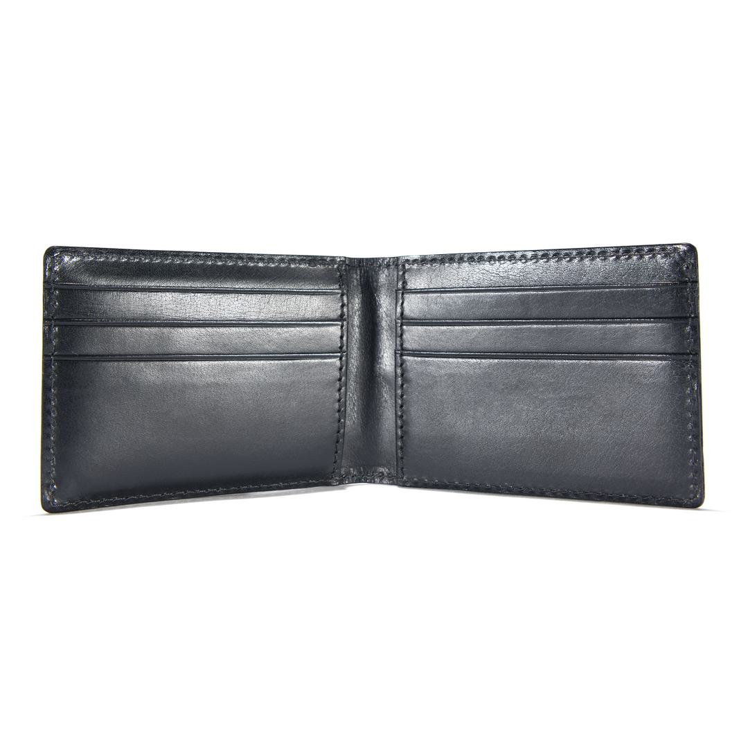 Rough Cut Front Pocket Wallet - Black