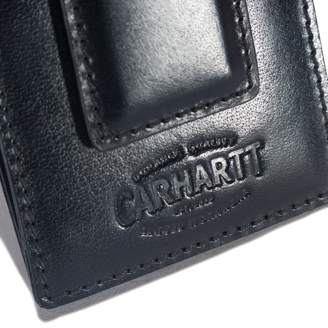 Rough Cut Front Pocket Wallet - Black