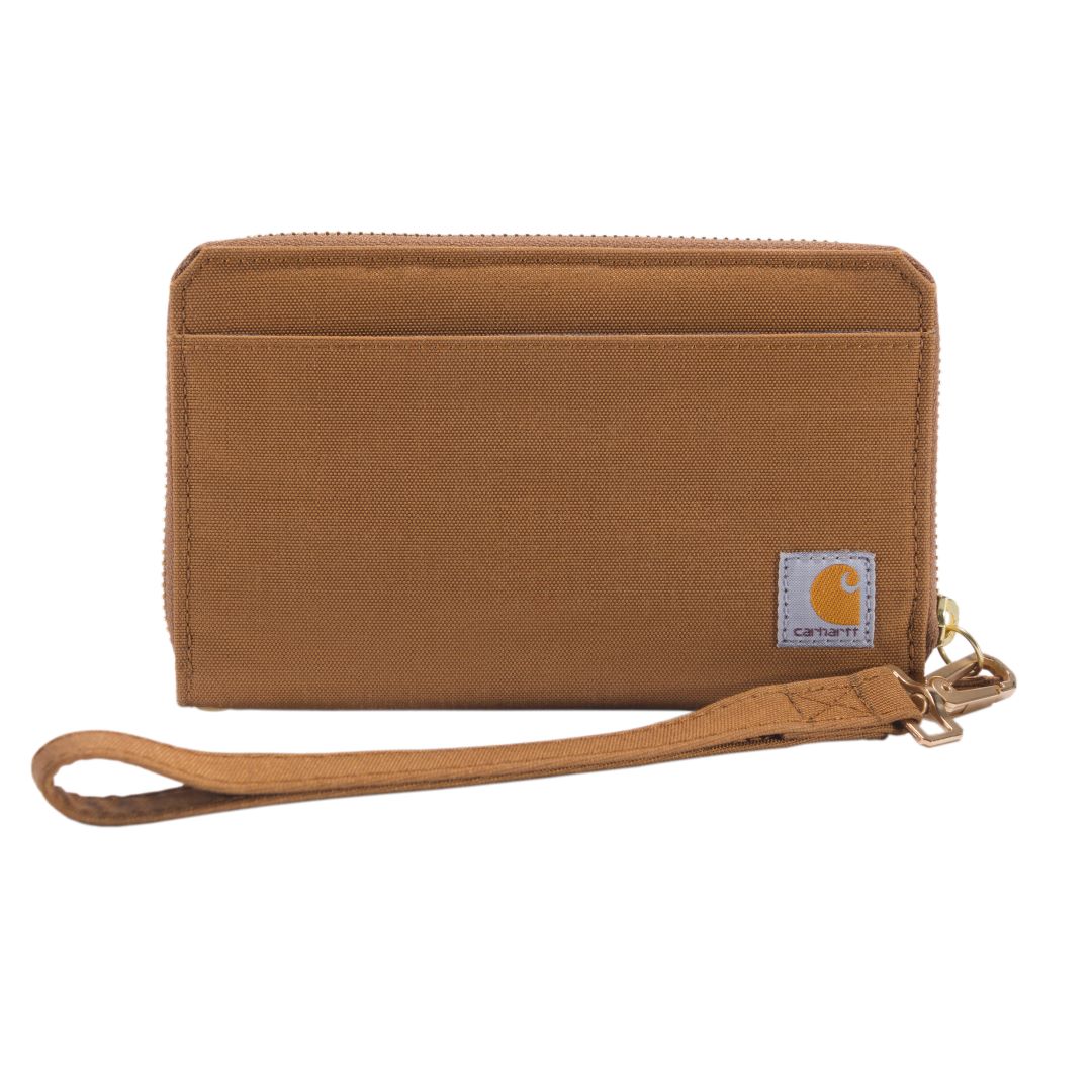 Nylon Duck Lay-Flat Clutch Wallet