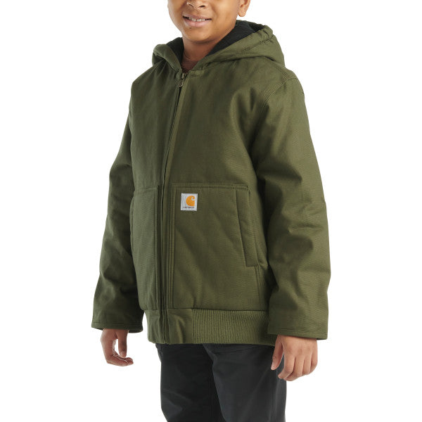 Canvas Insulated Hooded Active Jacket