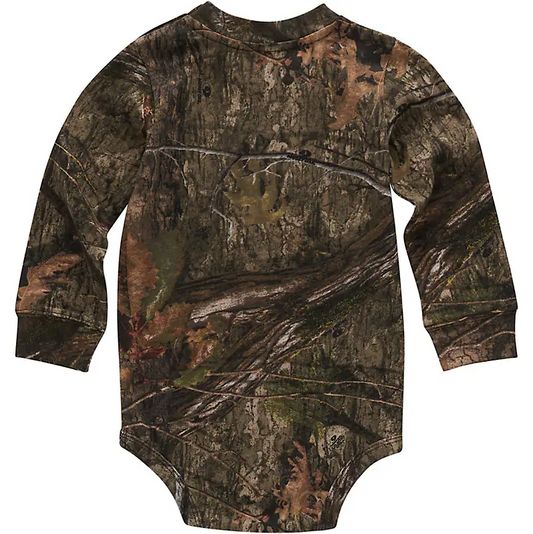 Long-Sleeve Camo Pocket Bodysuit