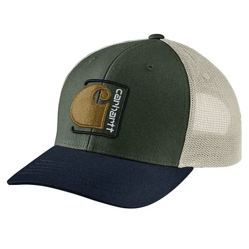 .M Canvas Mesh Back C Patch Cap - 106742