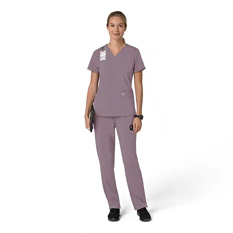 W Force Cross-Flex Flex Panel V-Neck Scrub Top