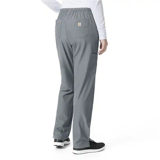 .Flat Front Straight Leg Pant
