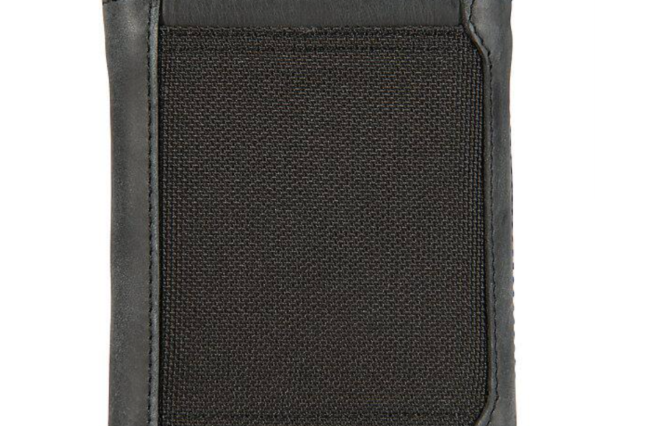 Leather Triple-Stitched Trifold Wallet