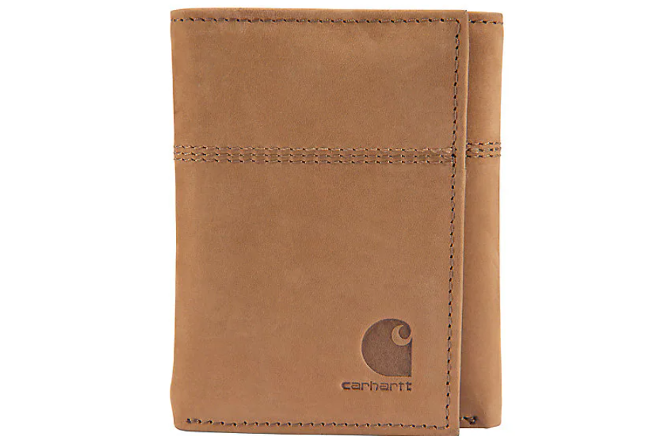 Saddle Leather Trifold Wallet
