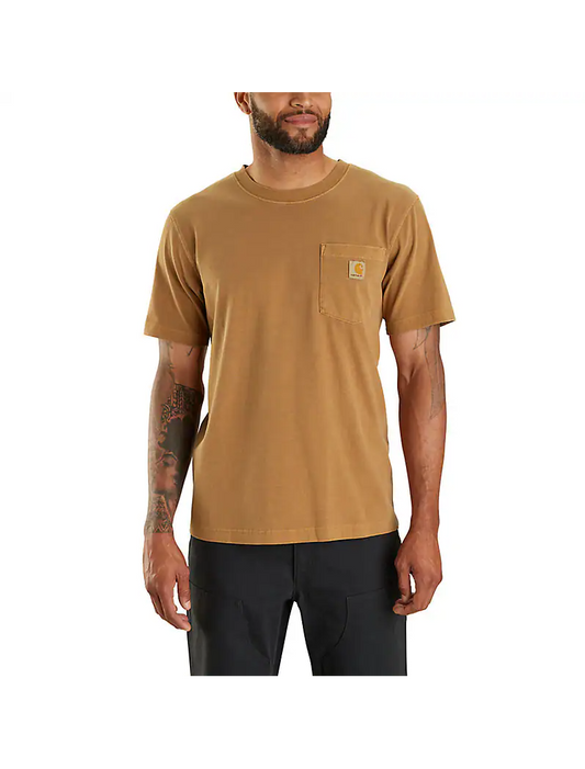 M Re-Engineered Relaxed Fit Lightweight Short-Sleeve Garment Dyed Pocket T-Shirt - 106252