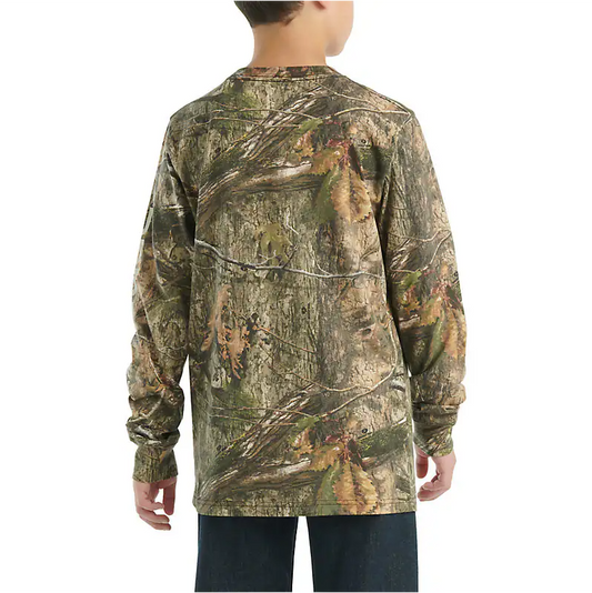 Long-Sleeve Camo Pocket T-Shirt