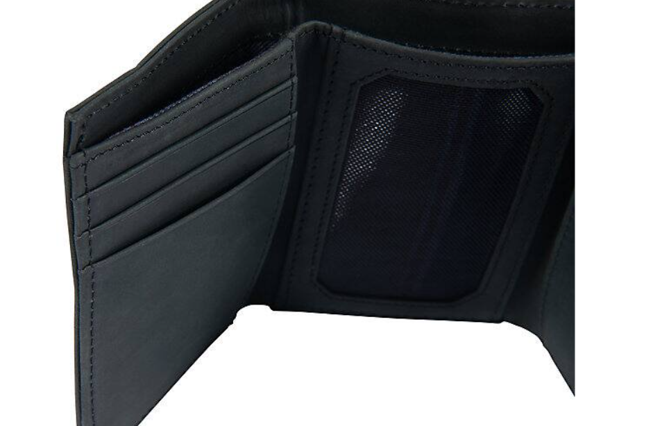 Saddle Leather Trifold Wallet