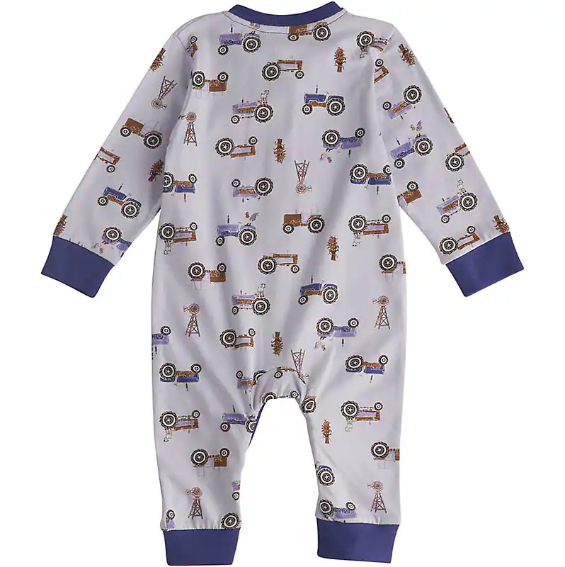Long-Sleeve Henley Coverall