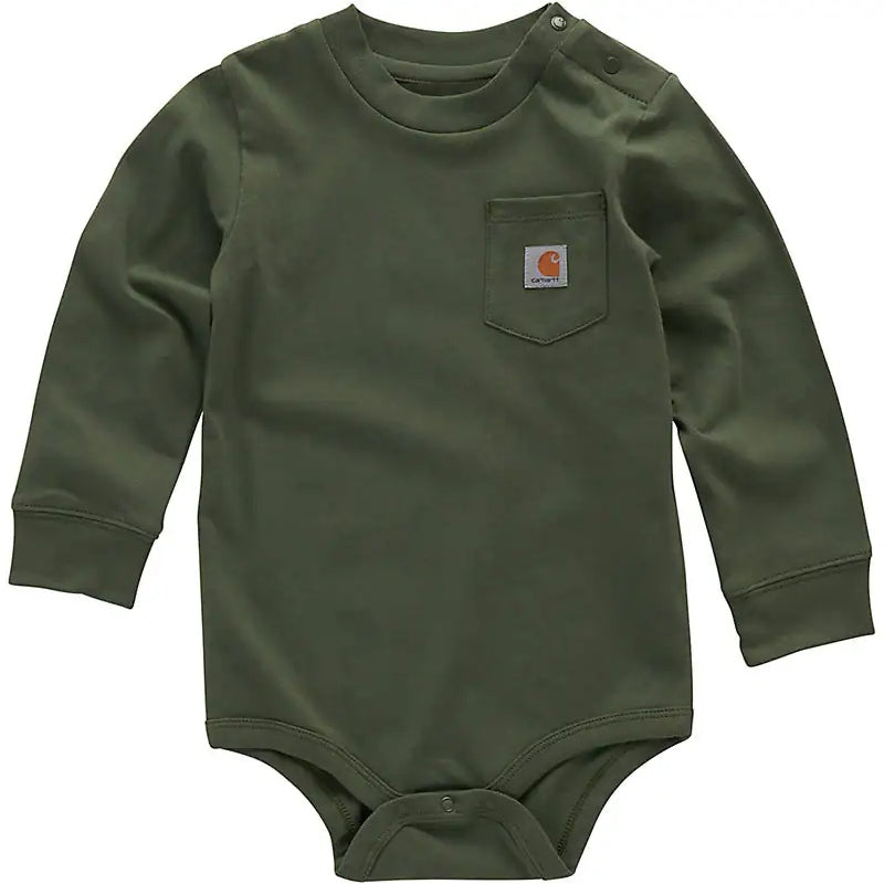 Long-Sleeve Pocket Bodysuit