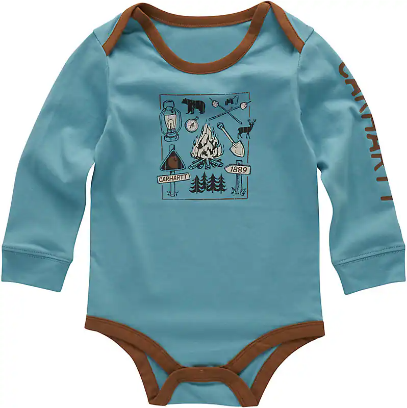 Long-Sleeve Camping Bodysuit