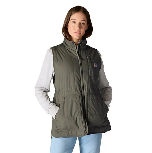 W Rain Defender Relaxed Fit Lightweight Insulated Mock Neck Vest - 107100