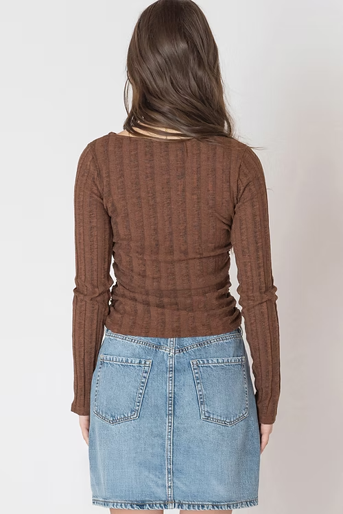 Wide Ribbed Top