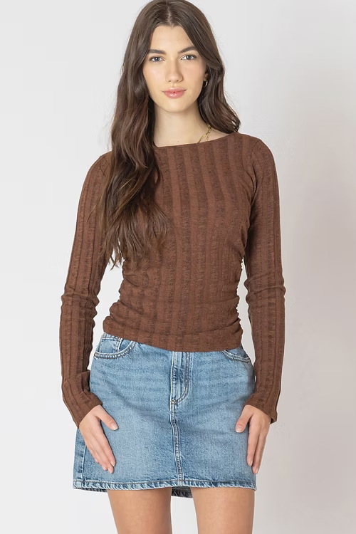 Wide Ribbed Top