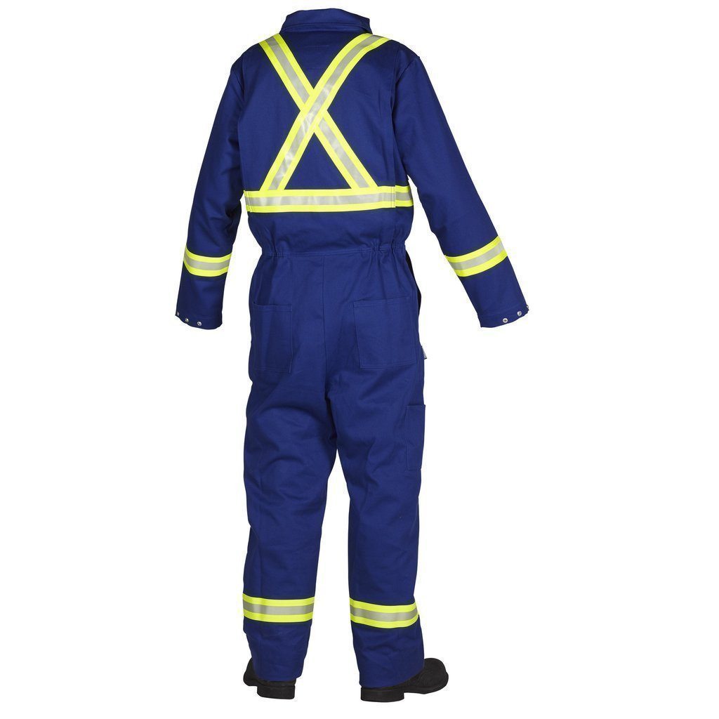 FR Treated 100% Cotton Coverall with Reflective Tape