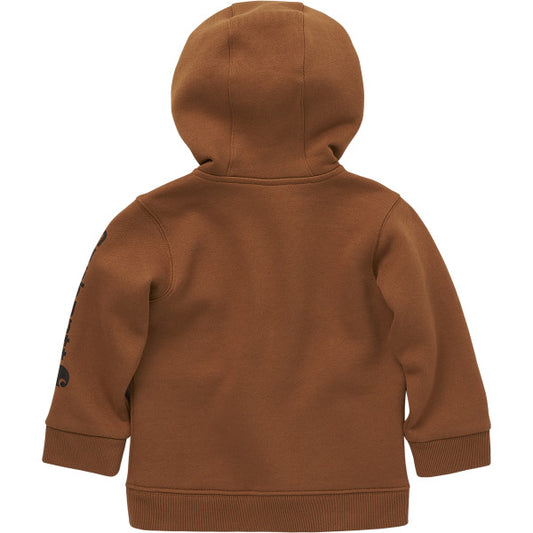 Fleece Long Sleeve Half Zip Hooded Sweatshirt