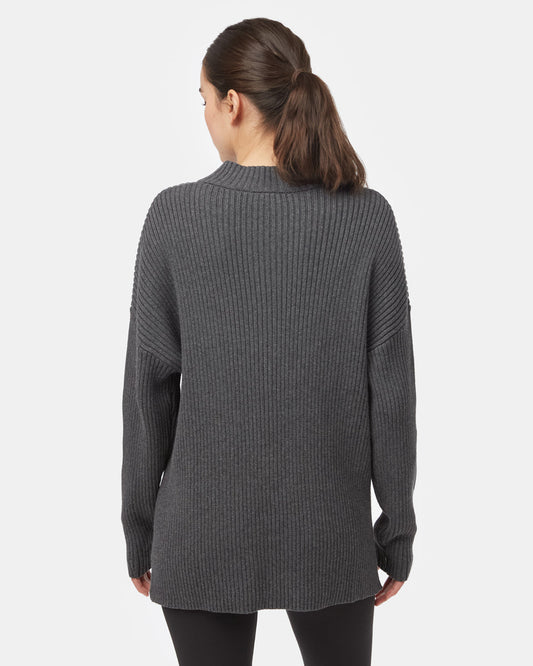 .Highline Rib Tunic Sweater