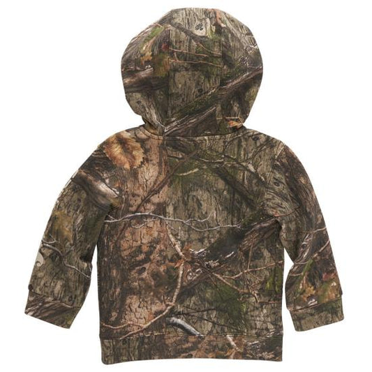 Long-Sleeve Half-Zip Camo Sweatshirt