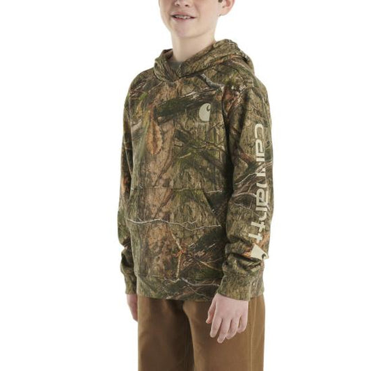Long Sleeve Camo Graphic Sweatshirt