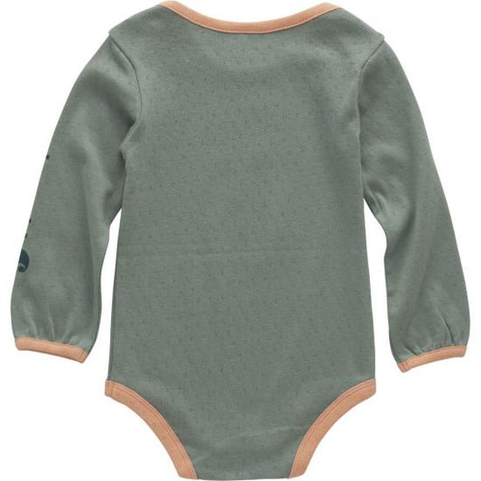 Long-Sleeve Floral C Bodysuit