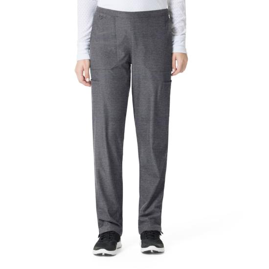 .Flat Front Straight Leg Pant