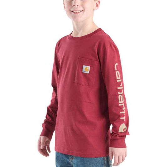 Long-Sleeve Graphic Pocket T-Shirt