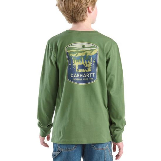 Long-Sleeve Deer Park Pocket T-Shirt