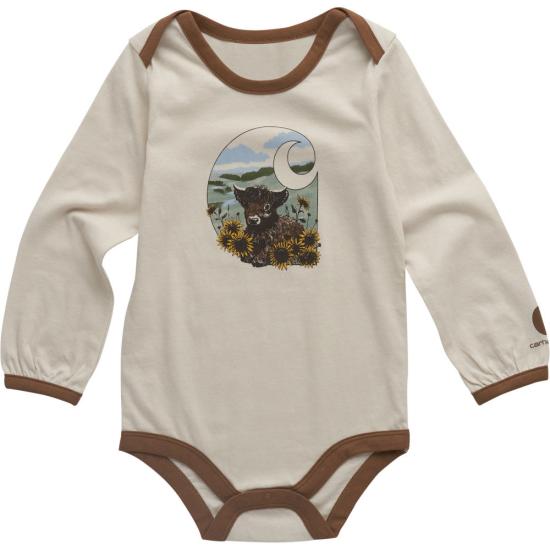 Long-Sleeve Highland Calf Bodysuit